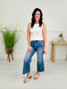 Top Of The Crop Tummy Control Wide Leg Cropped Jeans