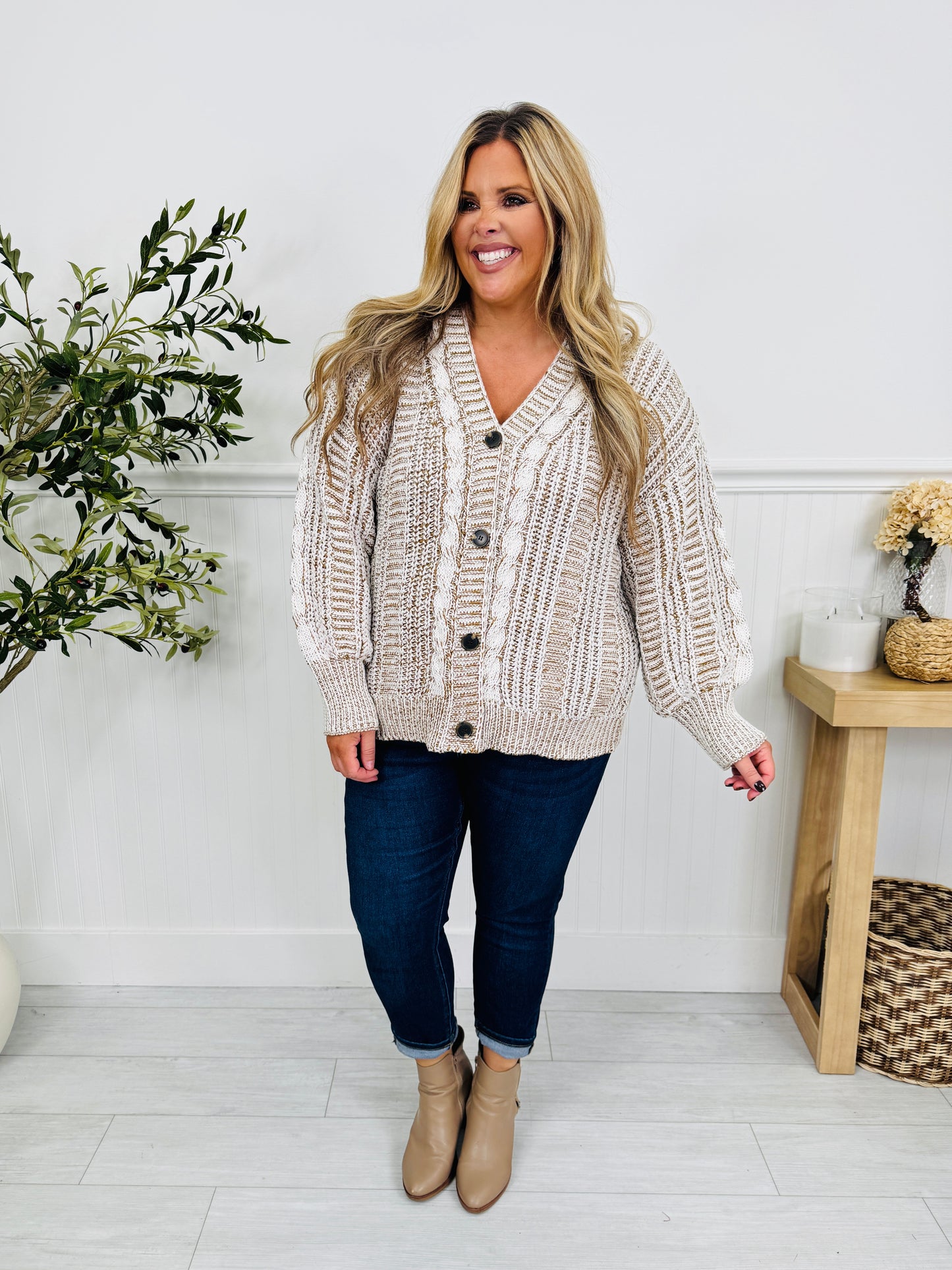 Comfort Calling Cardigan In Oatmeal