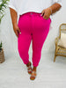 Judy Blue Pretty In Pink Slim Fit Jeans in Reg/Curvy