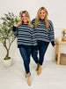 Soft Seasons Sweater In Navy
