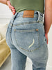 Judy Blue Cropped and Carefree Cropped Tummy Control Wide Leg Jeans in Reg/Curvy