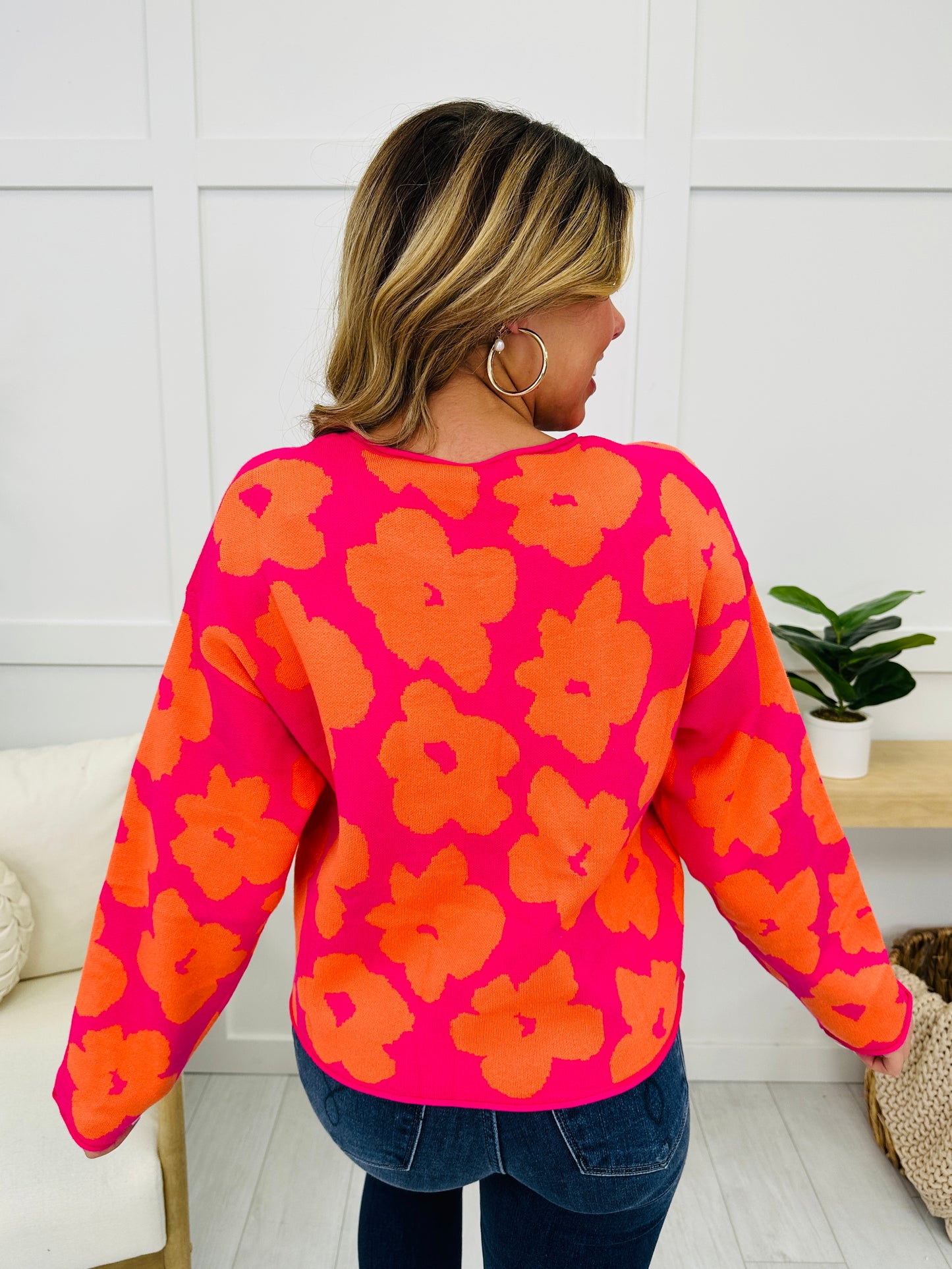 Floral Frenzy Sweater