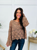 Sunday Romance Top In Chocolate