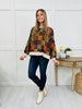 Plaid Poetry Pullover in Chocolate/Forest