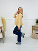 Follow The Trend Wide Leg Tummy Control Cuffed Jeans