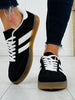 Downtown Dash Sneakers In Black White