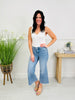 Get Up And Glam Wide Leg Cropped Jeans