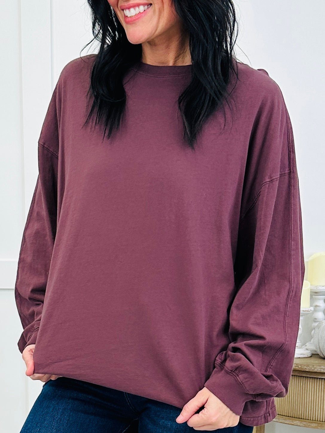 Off The Clock Top In Multiple Colors