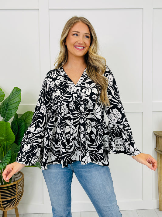 Darling Details Top in Black