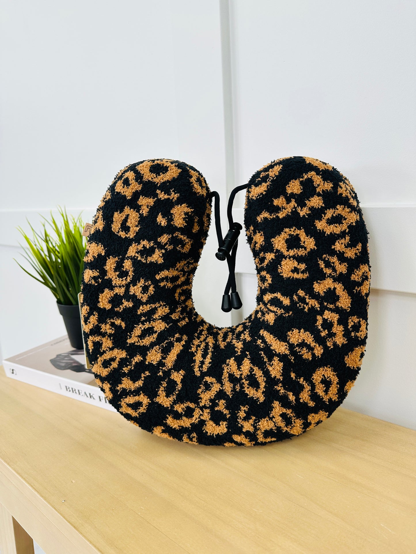 Leopard Travel Neck Pillow- Multiple Colors!