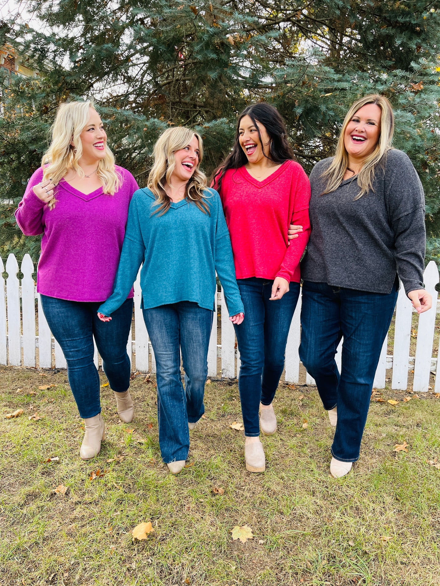 DOORBUSTER! REG/CURVY All Day Ease Top- Multiple Colors!