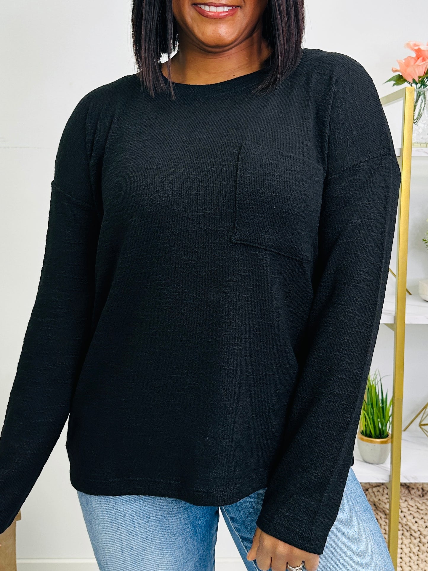 A Quiet Kind of Cozy Top In Multiple Colors