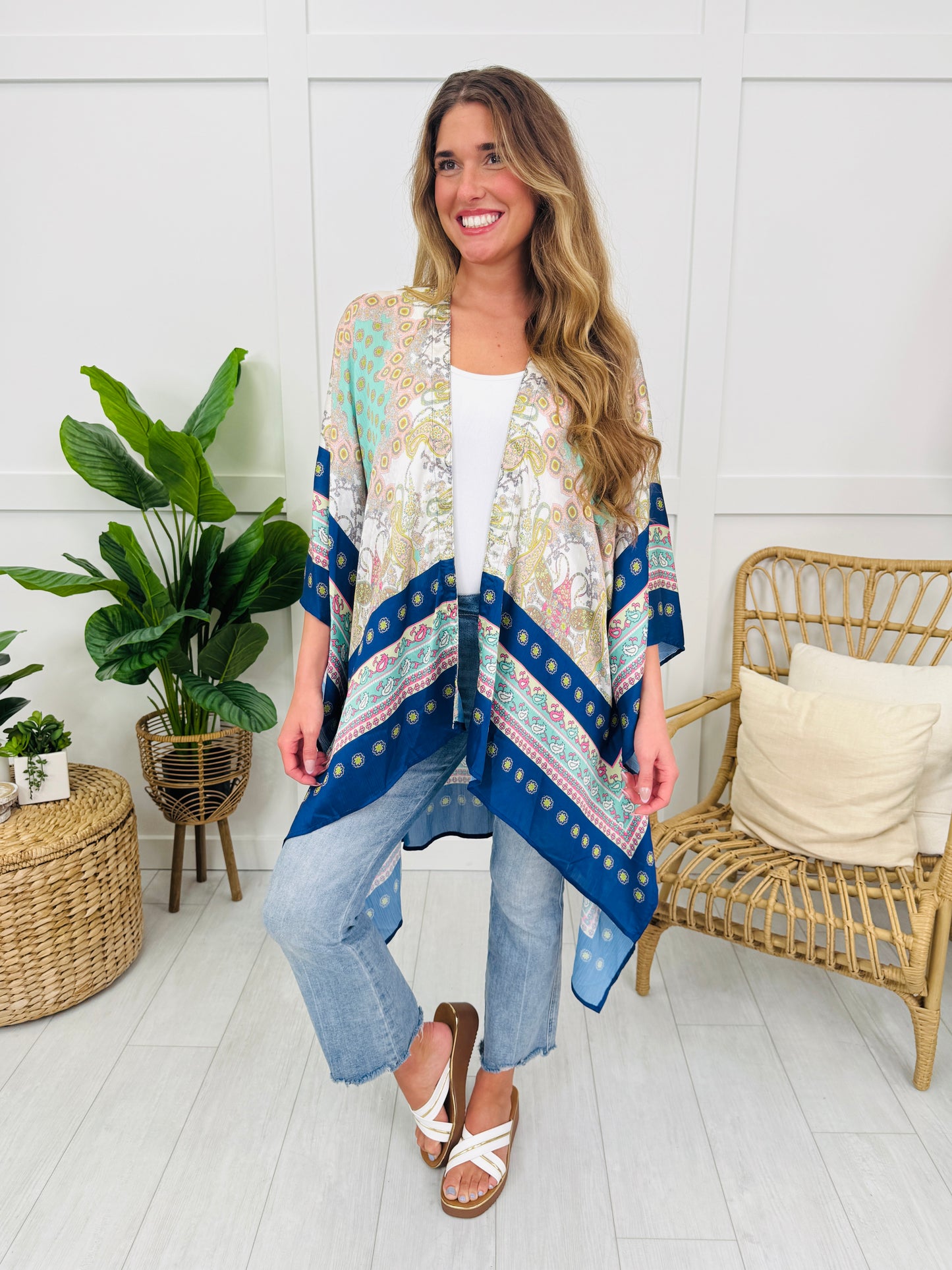 Frame The Night Cardigan in Navy Mix