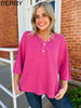 REG/CURVY Off-Duty Dreamer Top- Multiple Colors!