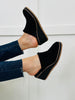 Sliding Into Style Mules In Black Suede