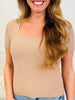 The Staple Story Top In Latte