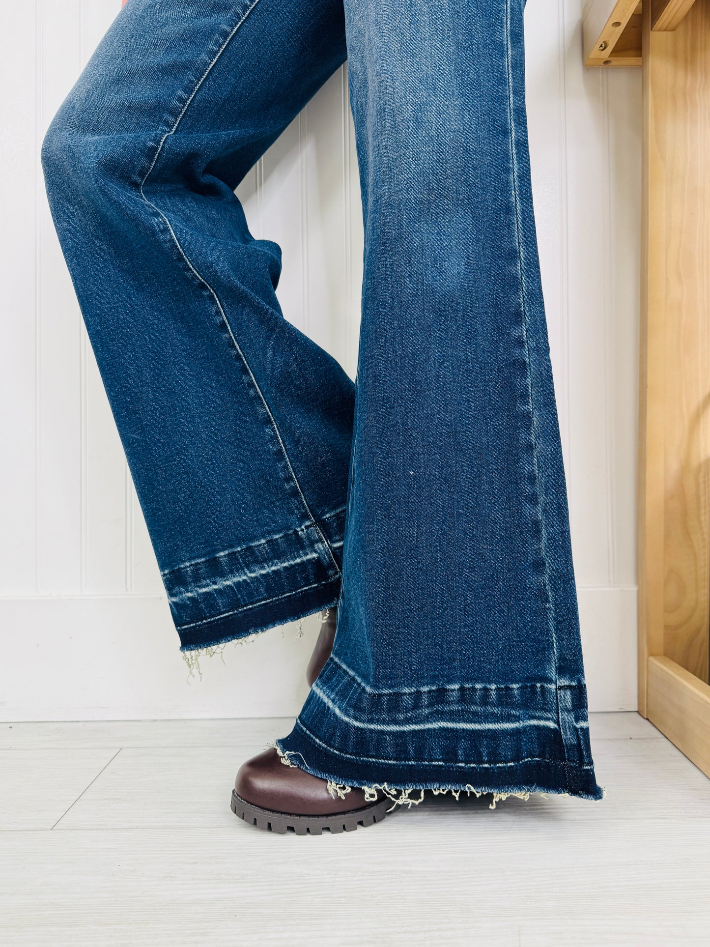 Best Dressed Tummy Control Retro Wide Leg Jeans