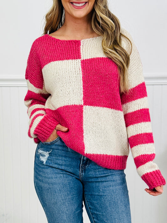 Checked with Love Top