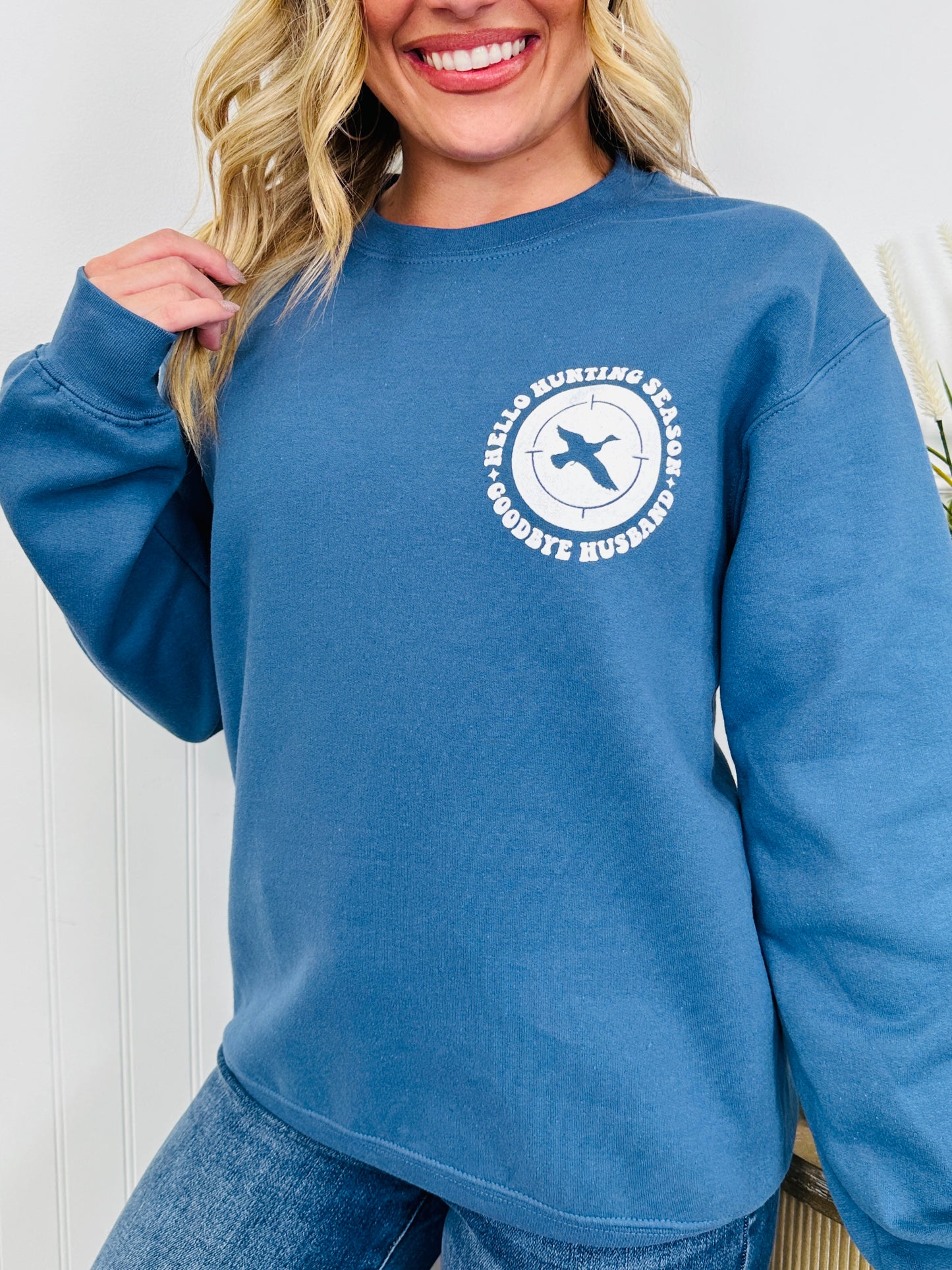 Hello Hunting Season Crewneck Sweatshirt-Multiple Colors!