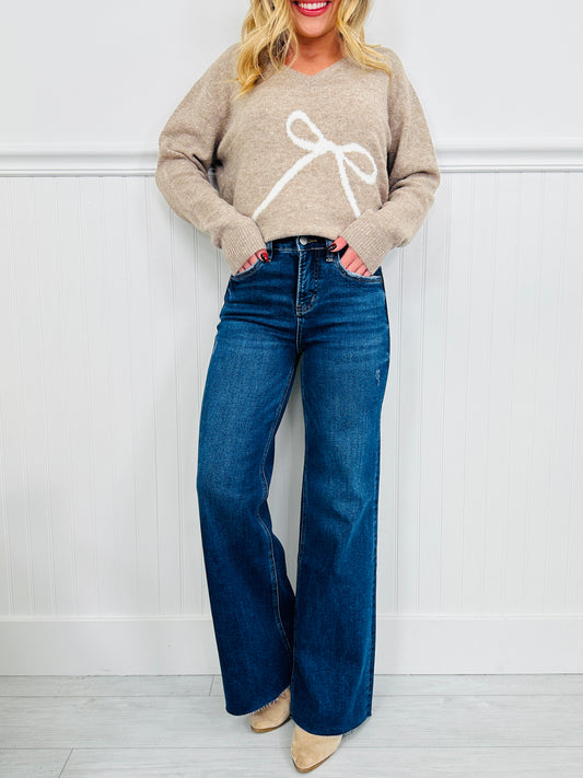 Under Control Wide Leg Tummy Control Jeans