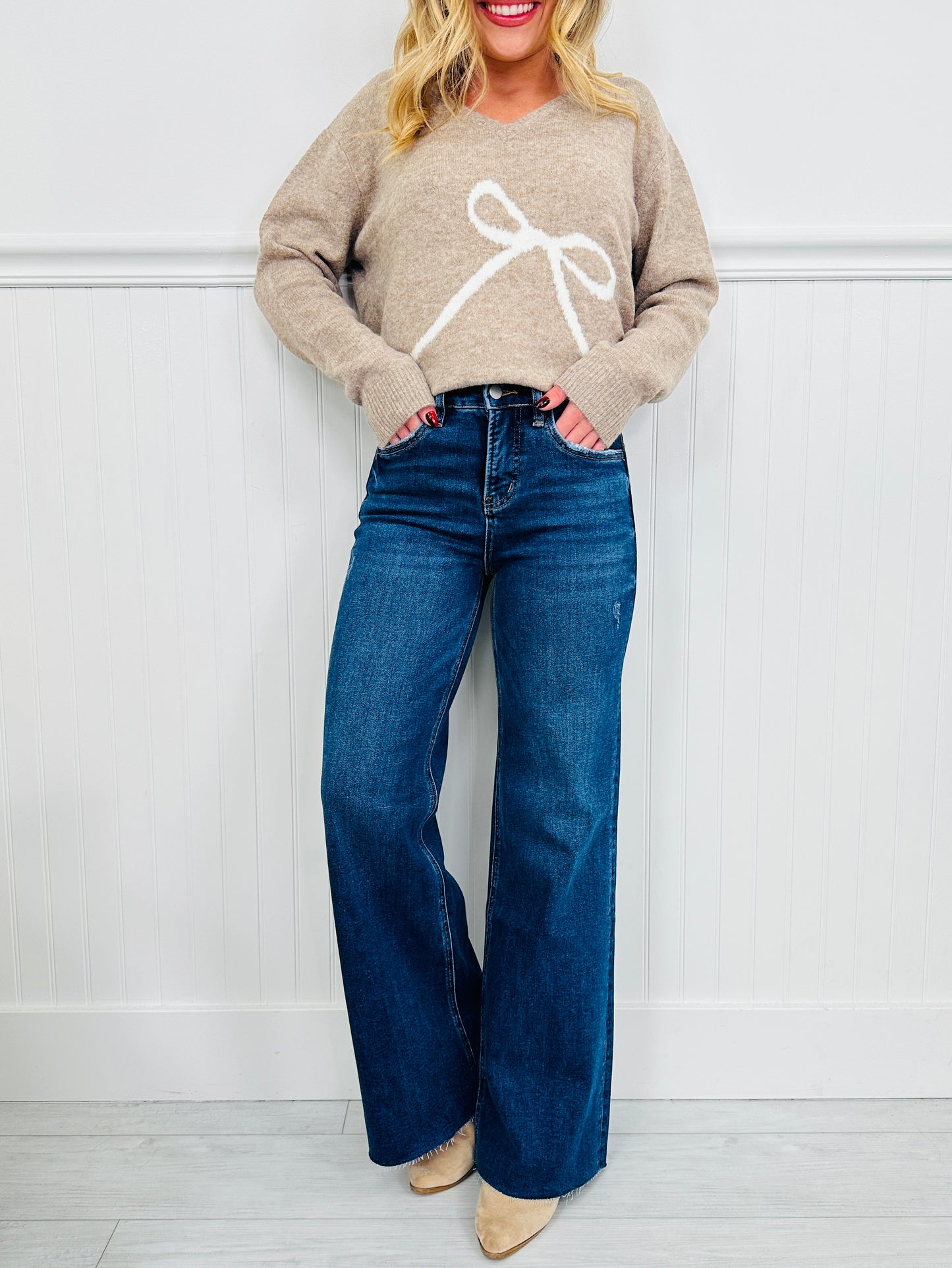 Under Control Wide Leg Tummy Control Jeans