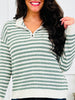 The Ridge Quarter Zip In Dark Sage