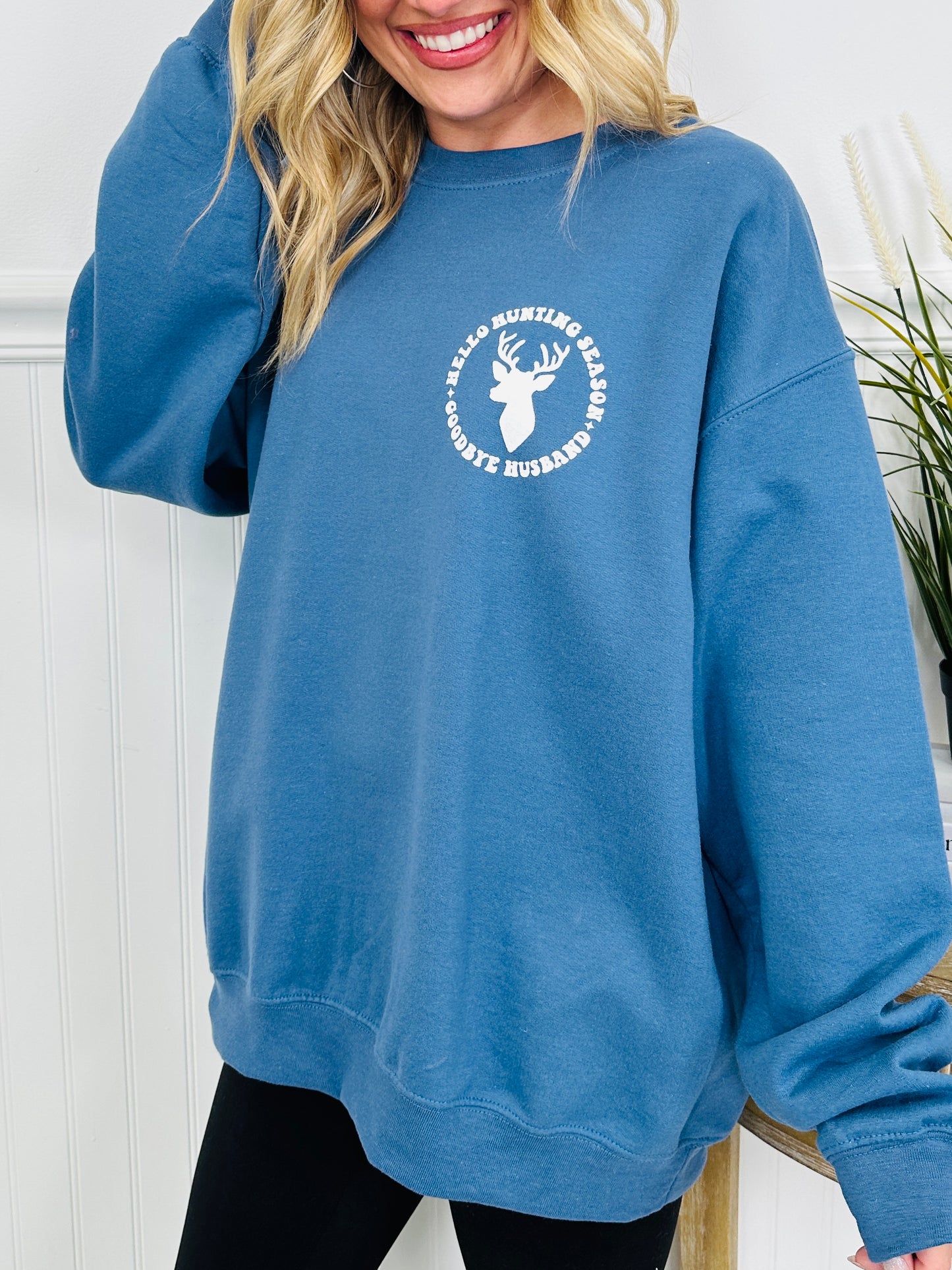 Hello Hunting Season Crewneck Sweatshirt-Multiple Colors!