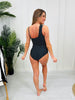 The Paige One Piece Swimsuit In Black/White Polka Dot