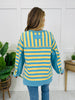 Play It Cool Pullover in Yellow/Blue