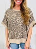 The Relaxed Spot Top In Mocha
