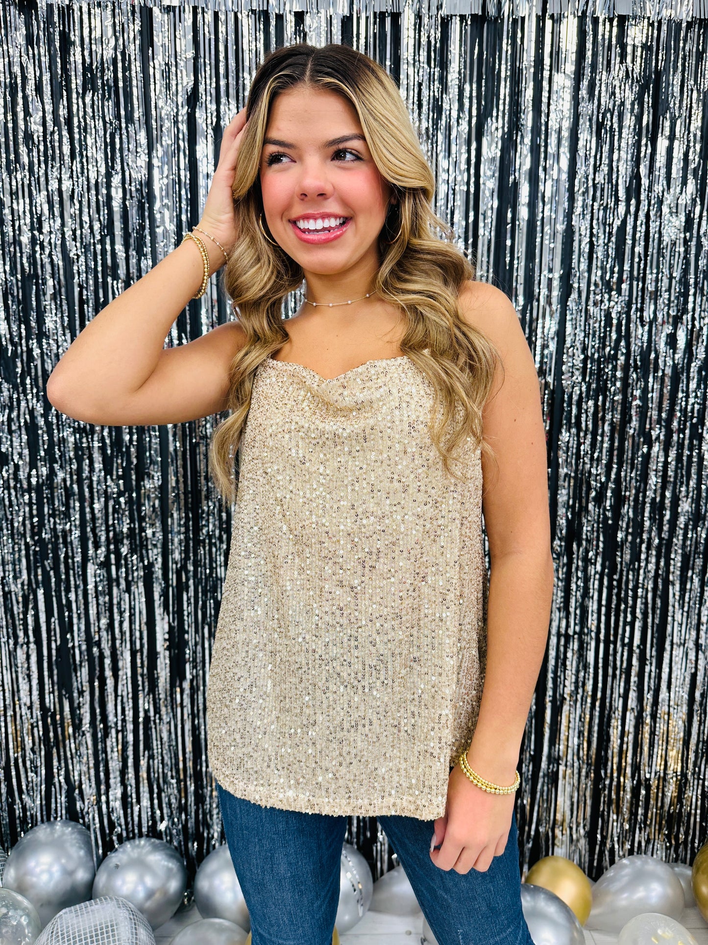 A Sparkle In Her Eyes Tank Top- Multiple Colors!