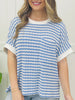 Easy Days Stripe Top In Multiple Colors
