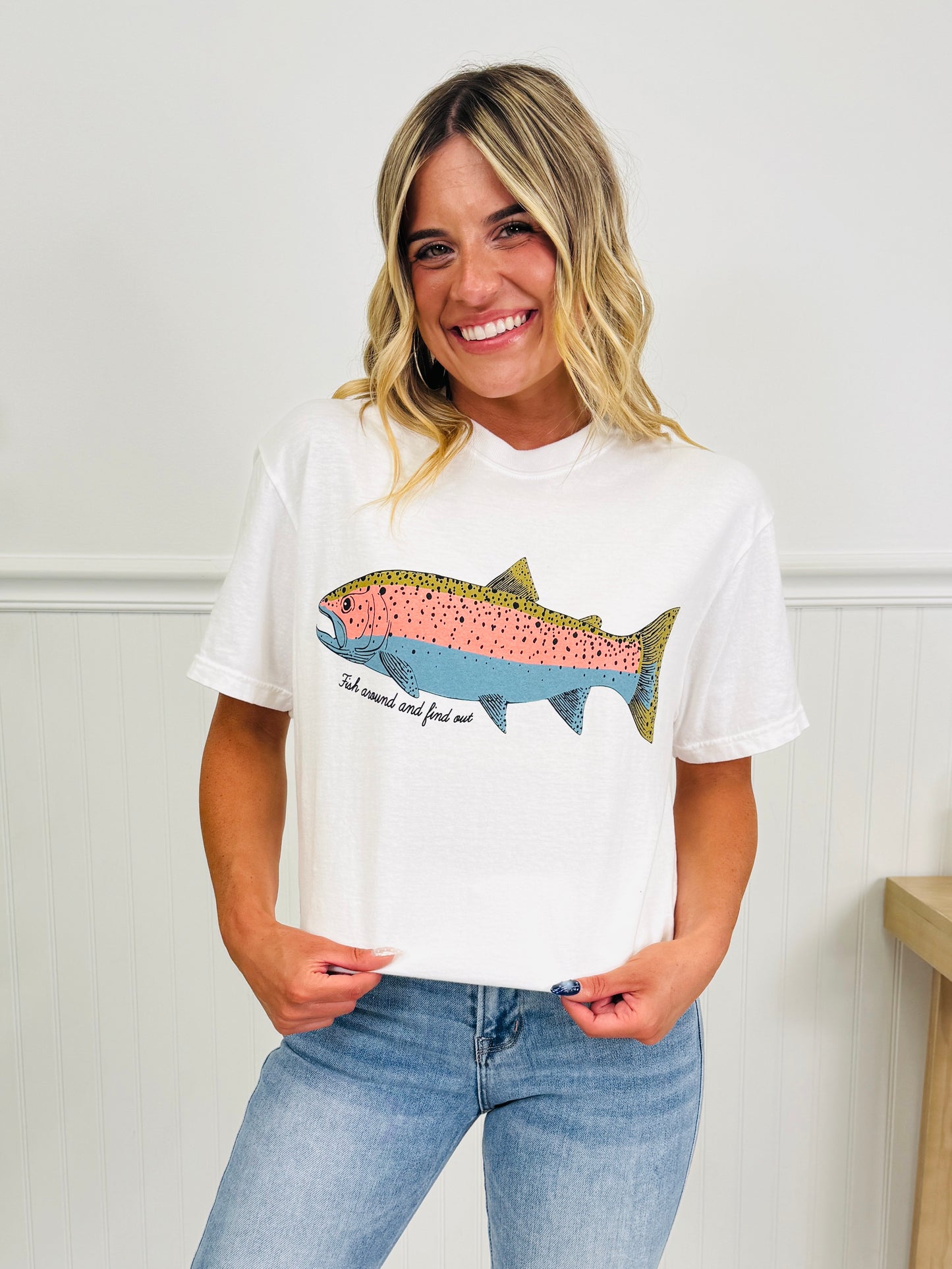 Fish Around And Find Out Graphic Tee