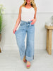 Right on Time Tummy Control Wide Leg Cropped Jeans