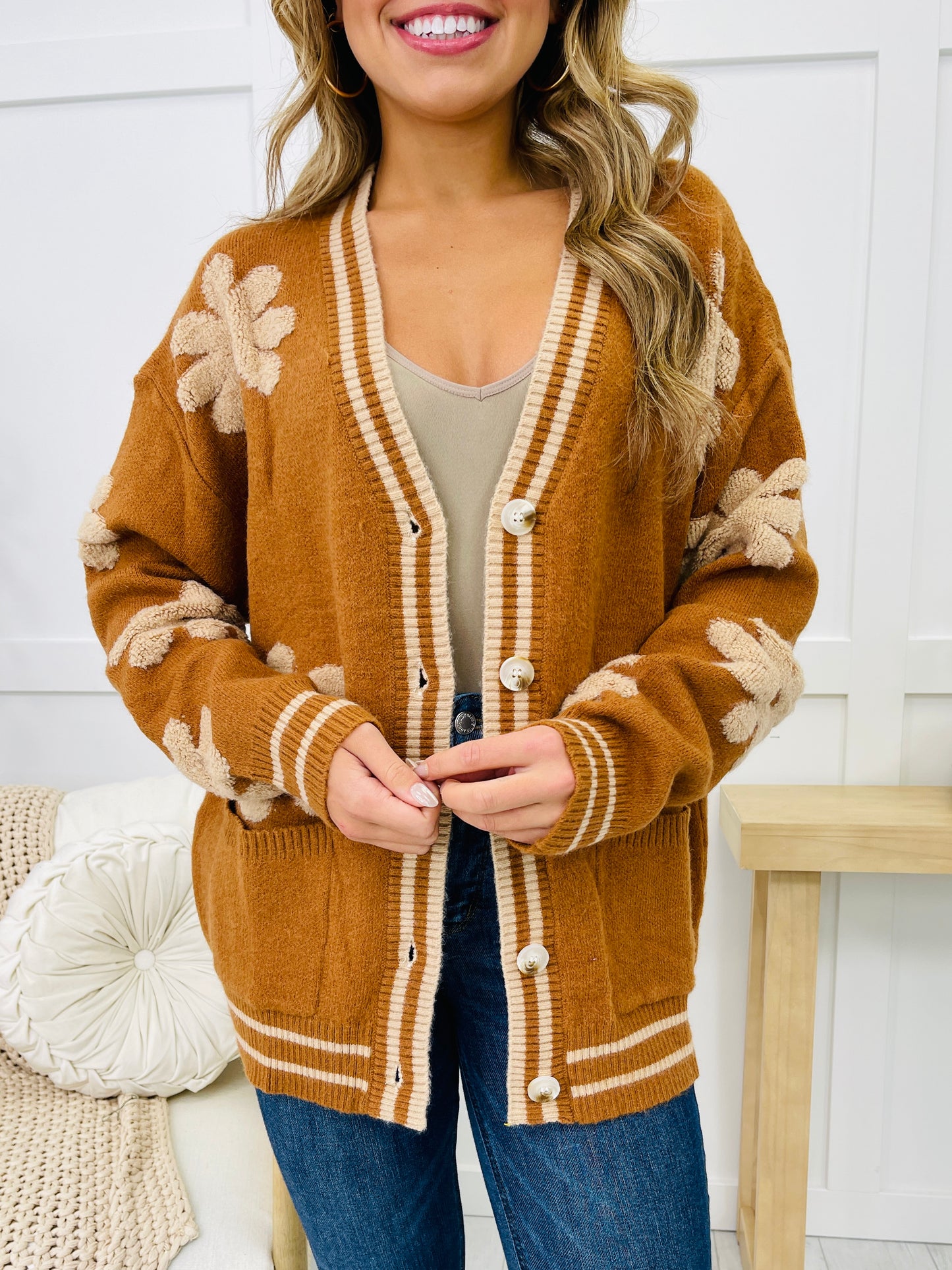 Petal Pockets Cardigan