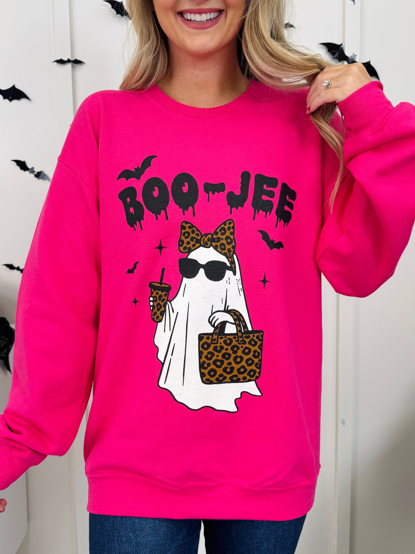 Boo-Jee Graphic Crewneck Sweatshirt - Multiple Colors!