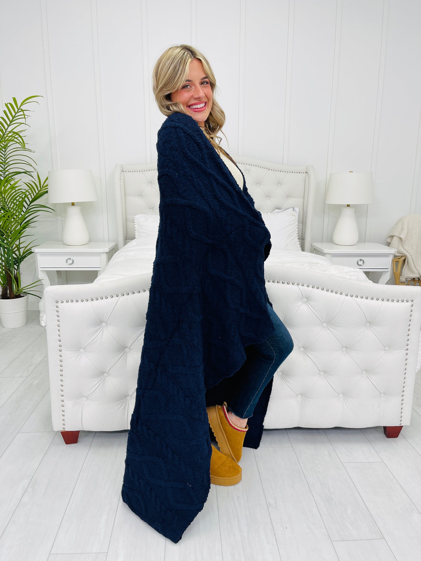 Cozy Knitted Blanket- Multiple Colors!