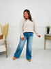 Cat Scratch Fever Tummy Control Wide Leg Jeans