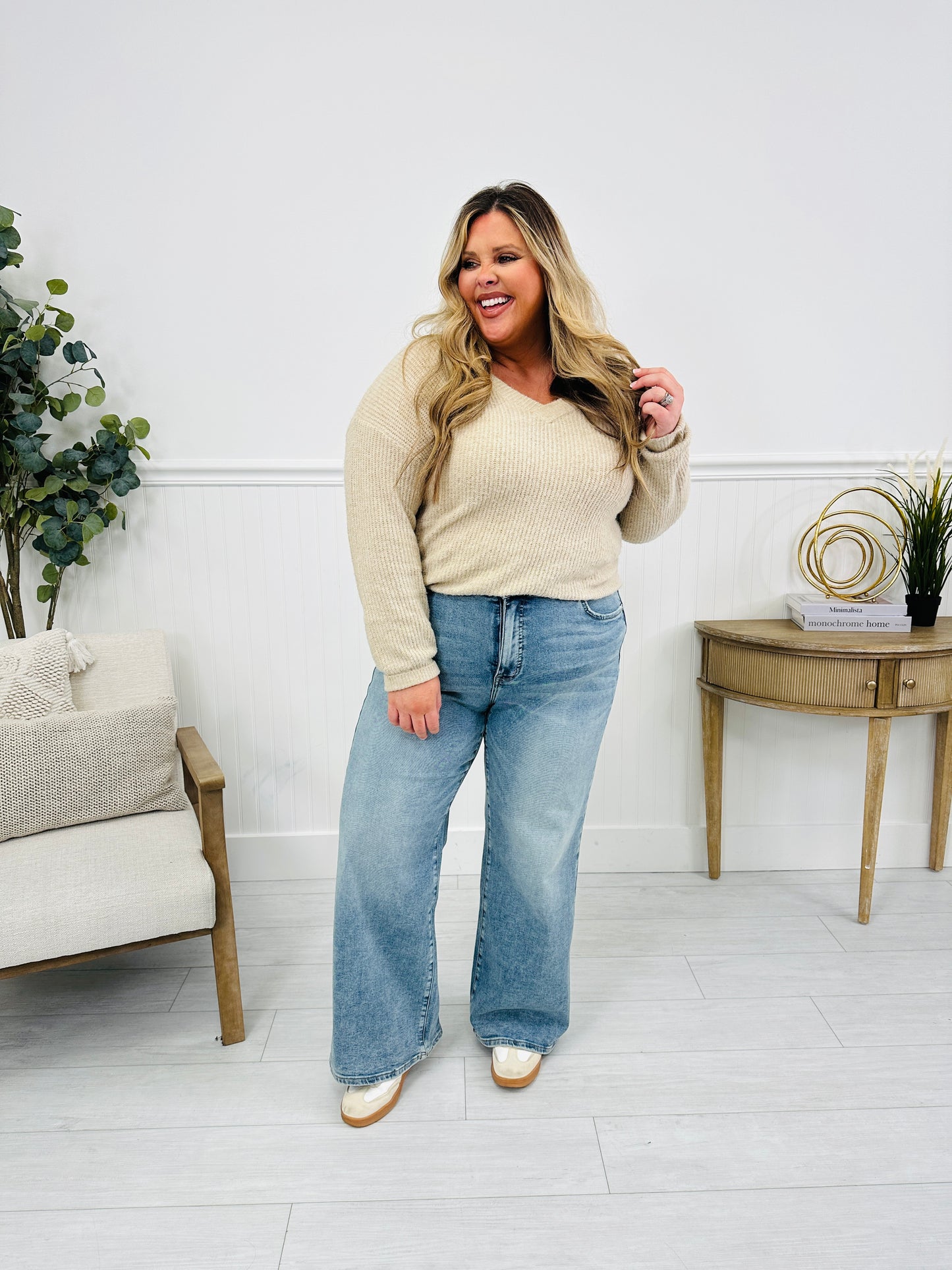 Fit Just Right Wide Leg Jeans With Tummy Control in Four Inseams