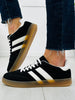 Downtown Dash Sneakers In Black White