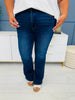 Lovervet Breathless Slit Bootcut Jeans in Reg/Curvy