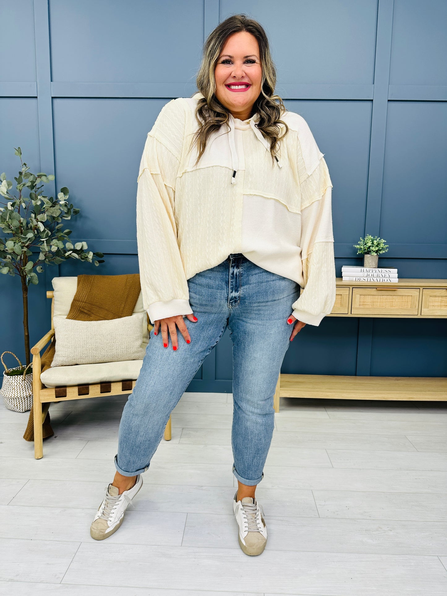 Judy Blue The Bleach Boys Midrise Boyfriend Jeans in Reg/Curvy