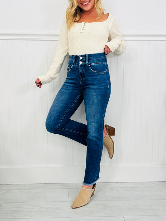 Double Duty Tummy Control Straight Jeans