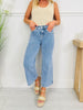 Triple the Comfort Cropped Wide Leg Jeans in Three Inseams