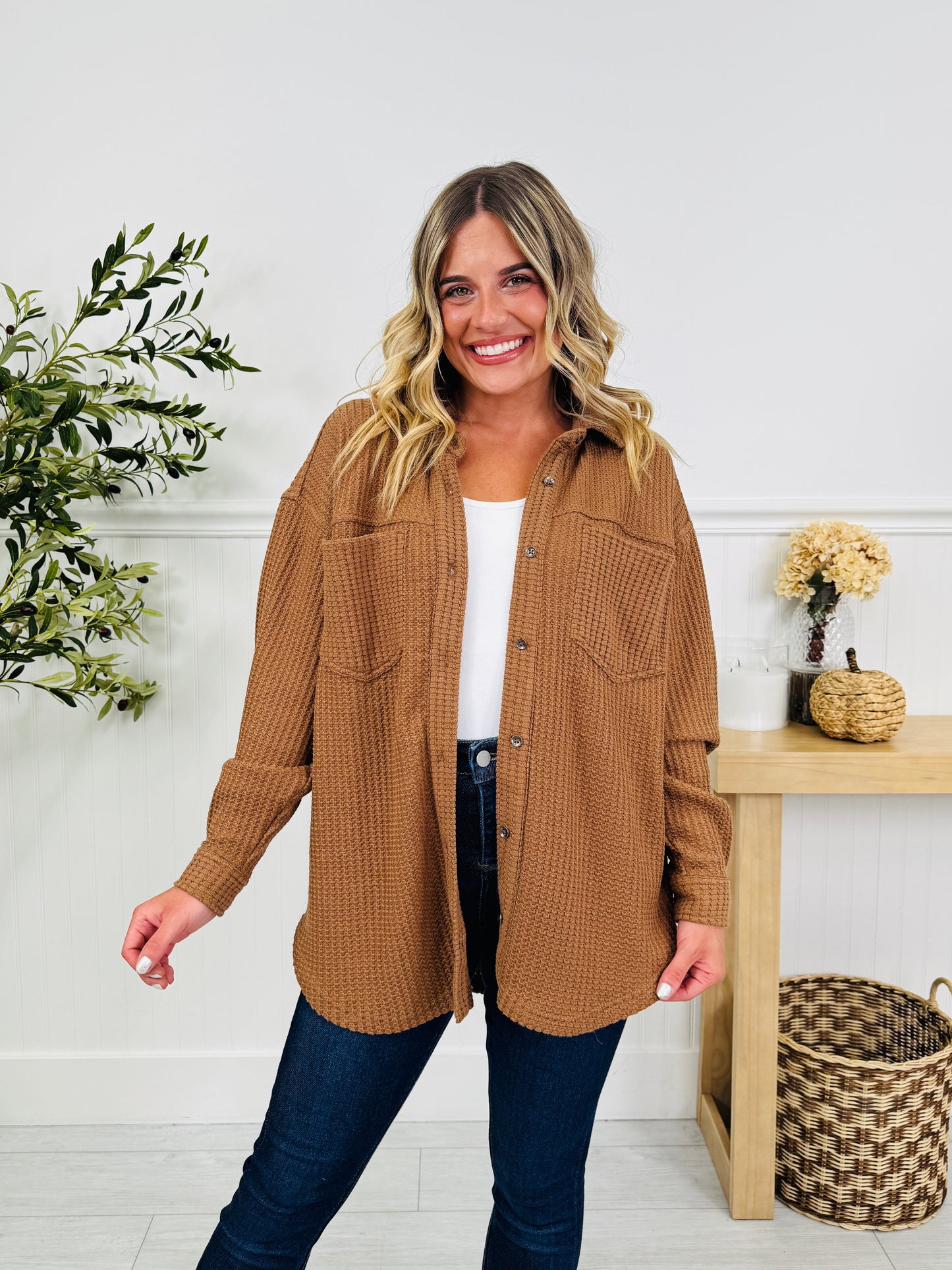 Layer It On Shacket In Multiple Colors