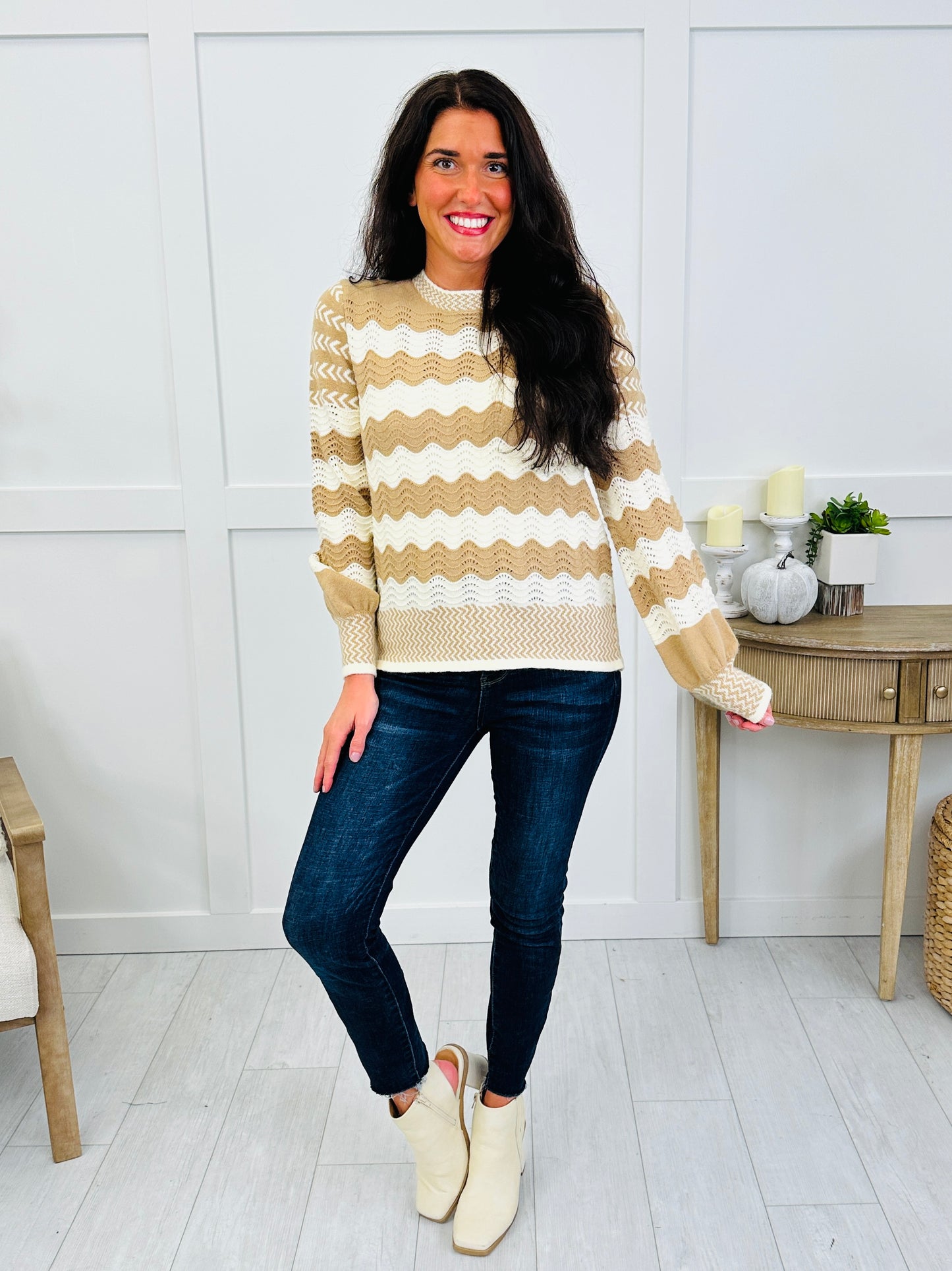 All The Right Waves Sweater