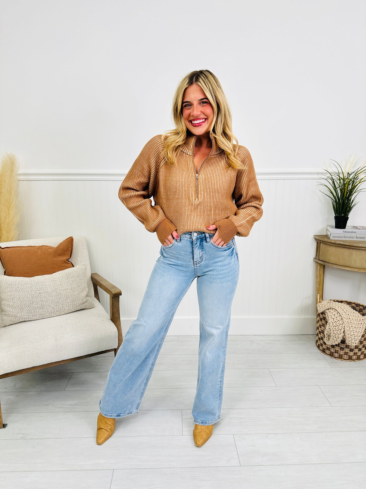 Your Best Side Wide Leg Tummy Control Jeans in Multiple Inseams