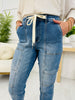 Judy Blue Adventure Awaits Cuffed Cargo Jeans