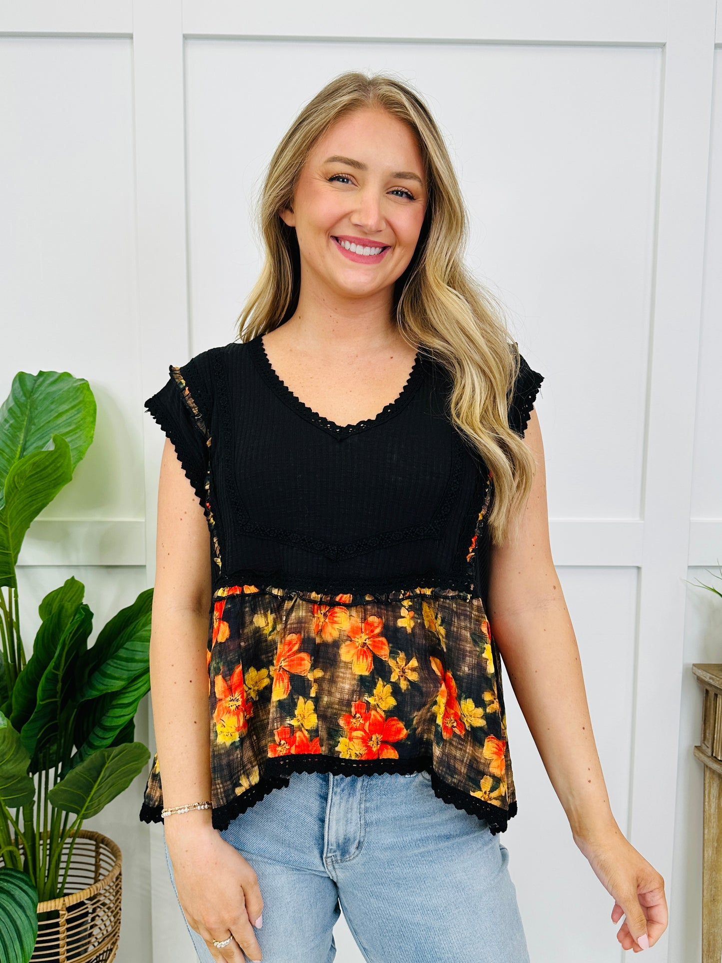 A Study in Stillness Tank Top In Black