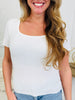 The Staple Story Top In Off White